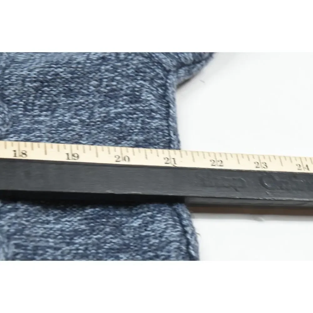 Carbon 2 Cobalt Cableknit Sweater Mens Large Blue Cotton Long Sleeve Pullover